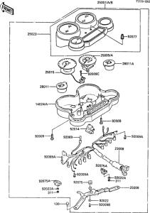 ZX600 Приборы