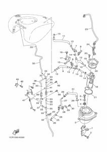 XV1900A Топливный бак