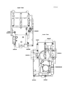 EX250 Болты крепления картера