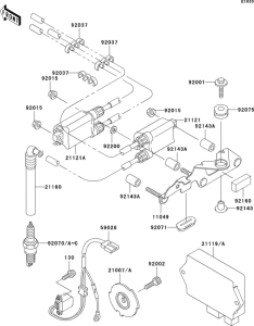 ZX750 Система зажигания