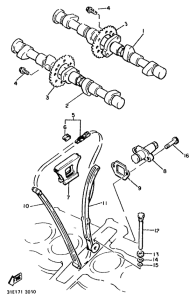 XJ900 Camshaft. chain