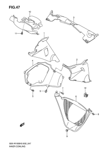 GSX-R1000 Inner cowling