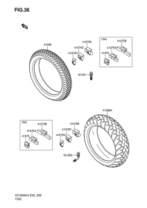 VZ1600 Rear tire x