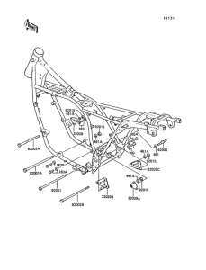 ZG1300 Рама ,крепежные детали