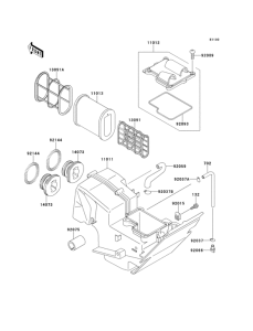 EL250 Воздушный фильтр