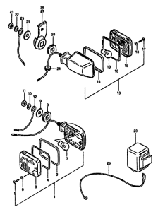 GS550 Поворотники