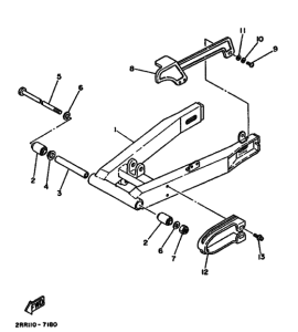 YSR80 YSR80D Задний рычаг и подвеска
