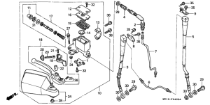 XRV750 Fr. brake master cylinder
