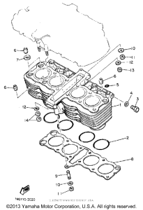 XJ650LK Цилиндры