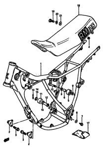 RM125 Frame-seat