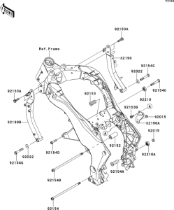 ZR1000 Крепление двигателя