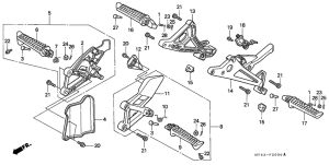 VFR750F Ступень передачи
