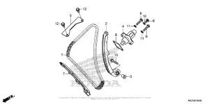 CB500X (ABS) Cam Chain + Tensioner