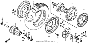Z50R Переднее колесо