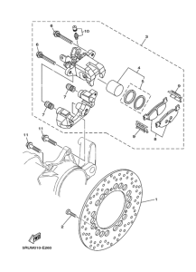 YP250G ﾘﾔ ﾌﾞﾚｰｷｷﾔﾘﾊﾟ