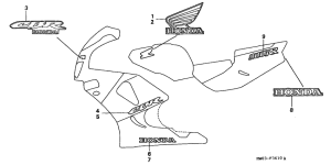 CBR900RR Label read the manual