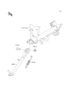 ZR800 Подножка