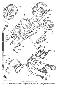 FZR600AC Приборы