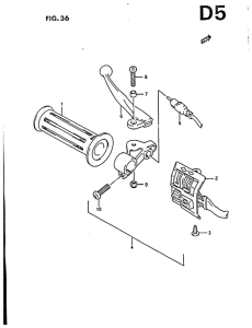 CP50 Left handle switch for p02, p04, p16, p18, p25, p3...