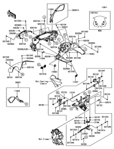 ZX1000 カウリング
