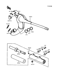 KX125 Глушитель