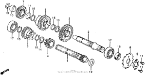 Z50R Трансмиссия