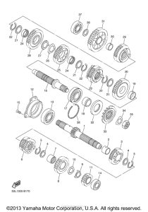 YZF-R6S Трансмиссия