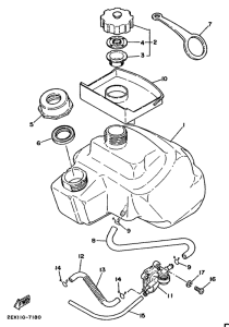 SH50 Rpservoir a carburant