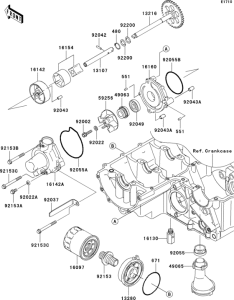 ZR750 Масляный насос
