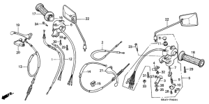 C50 Switch / lever / cable