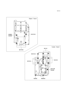 EX250 Болты крепления картера