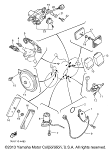 FZR600RHC Электрика