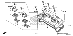 CB1000R Крышка головки цилиндров