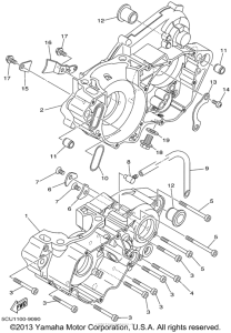  Картер двигателя