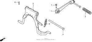 SA50P Stand + starter arm