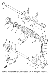 TZ750A Переключение скоростей