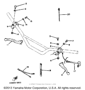 YZ80K Рулевые переключатели