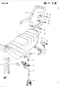 GSX500 Пружина