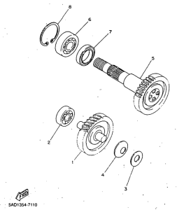YN50R Трансмиссия