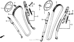 VT700C Цепь ГРМ