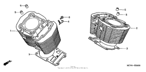 VTX1800R Цилиндры
