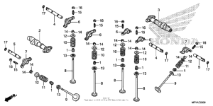 VT1300CT Распределительный вал и клапана