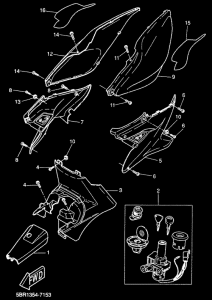 YQ50 Боковые обтекатели