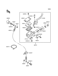 ZR250 Главный тормозной цилиндр