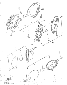 YN50 Поворотники