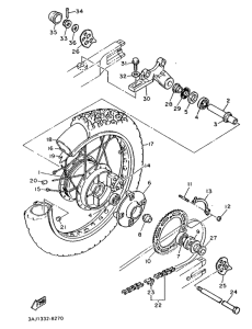 XT600Z Переднее колесо