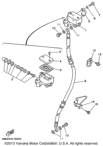 XT225L Главный тормозной цилиндр