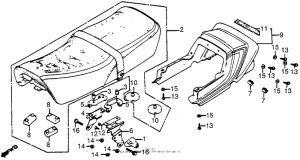 CB1000 Сиденье