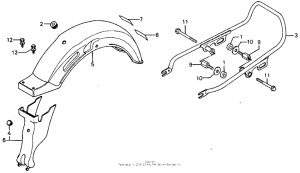 CM185 Задний бампер