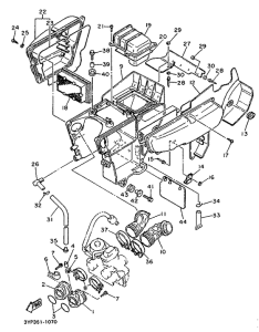 XT600K Впускная система